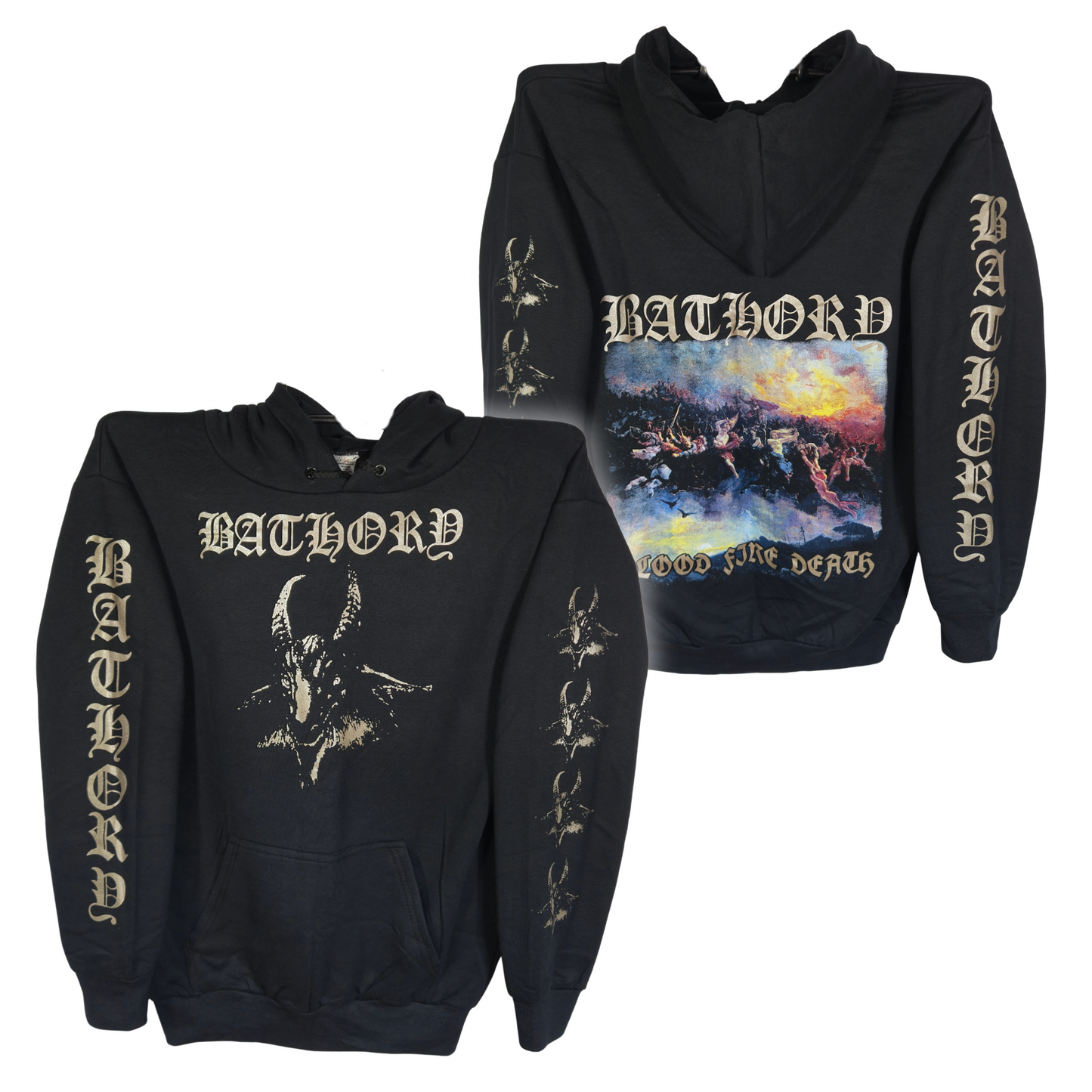 Bathory - Blood Fire Death Sudadera Cerrada