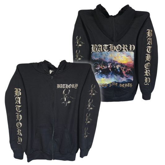 Bathory - Blood Fire Death Sudadera Cierre