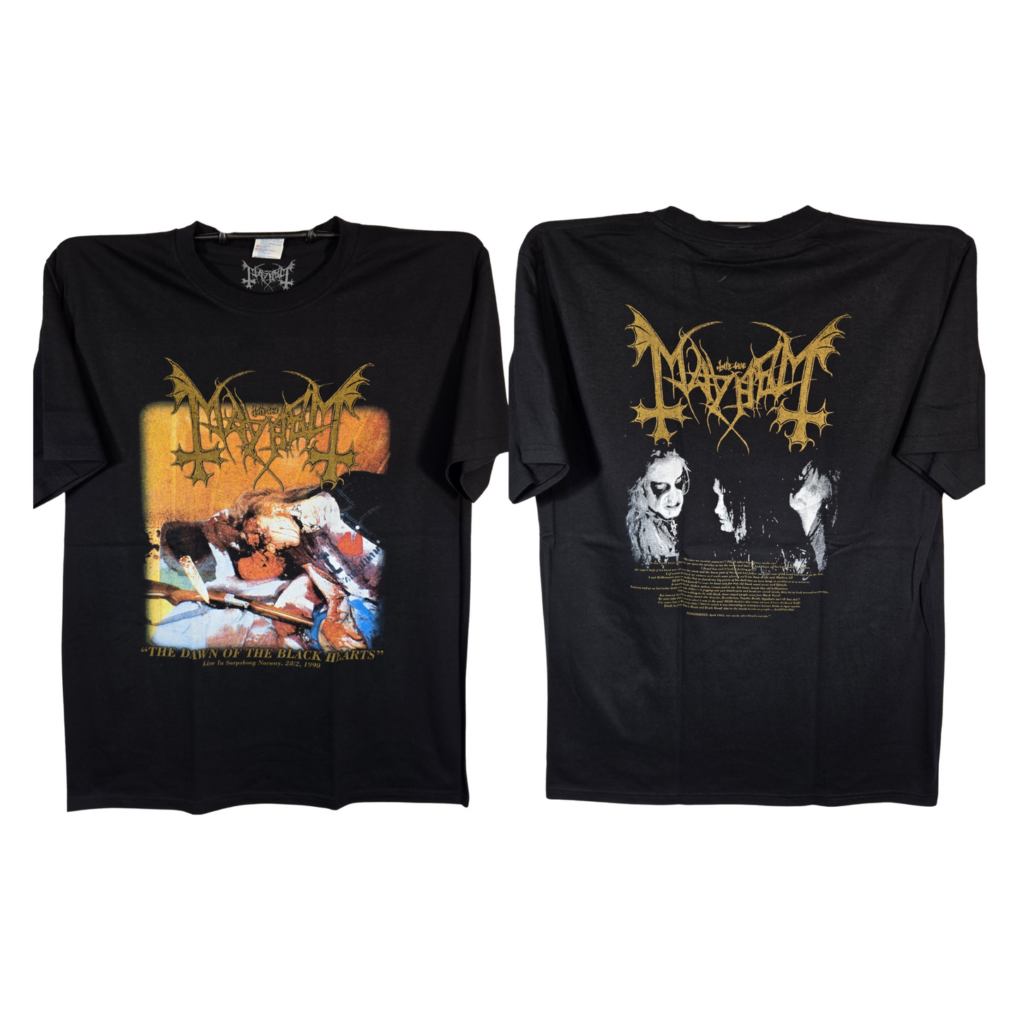 Mayhem - The Dawn Of The Black Heart Playera Manga Corta