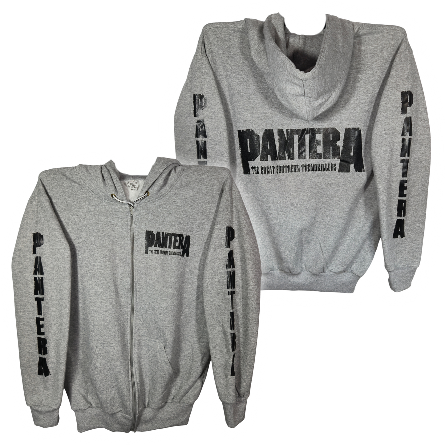 Pantera Sudadera Cierre Gris