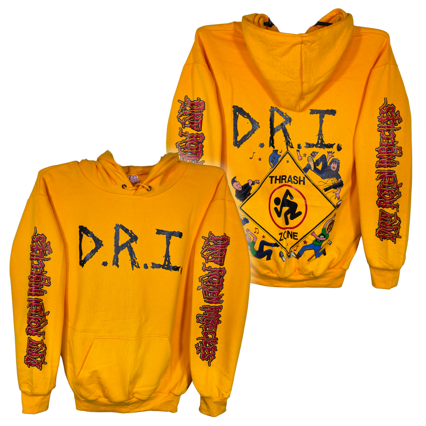 D.R.I. - Thrash Zone Sudadera Cerrada