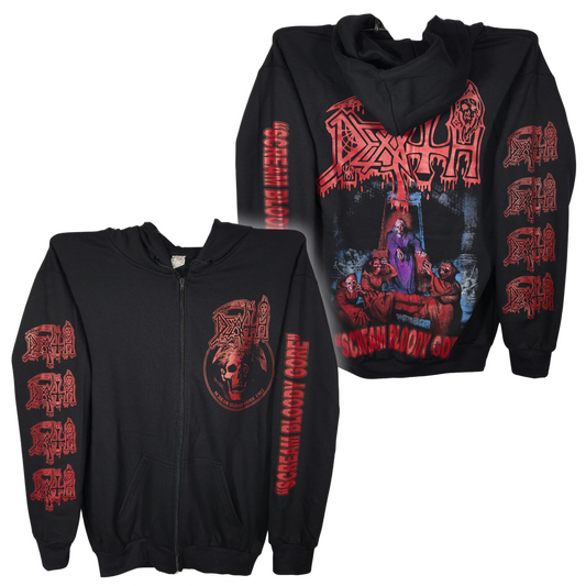 Death - Scream Bloody Gore Sudadera Cierre