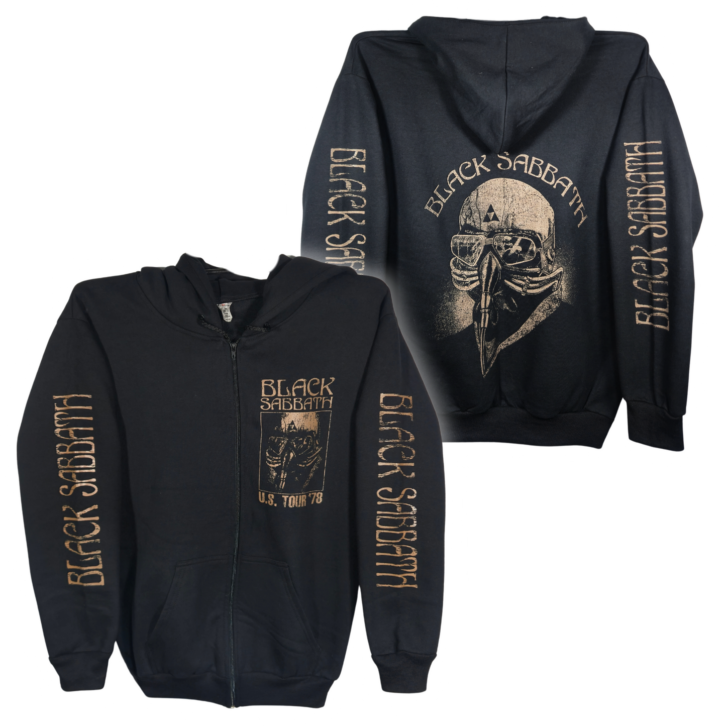 Black Sabbath - U.S. Tour 78 Sudadera Cierre