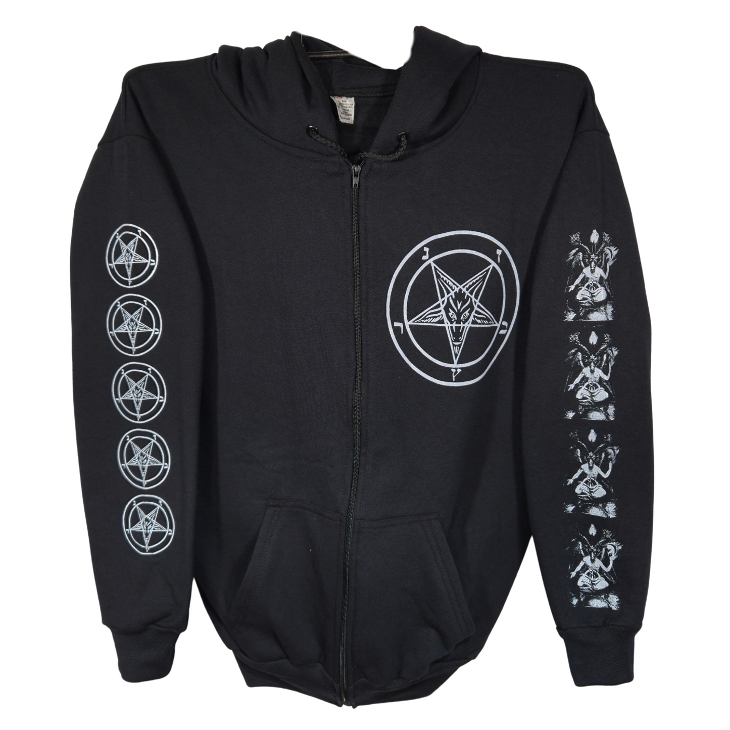 0666 - Baphomet Sudadera Cierre
