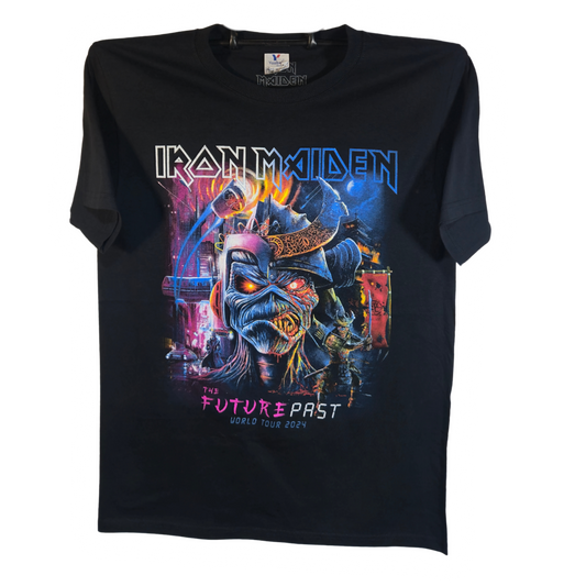 Iron Maiden - The Future Past World Tour Playera Manga Corta
