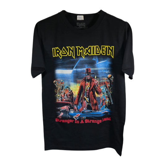 Iron Maiden - Stranger In A Strange Land  Playera Manga Corta