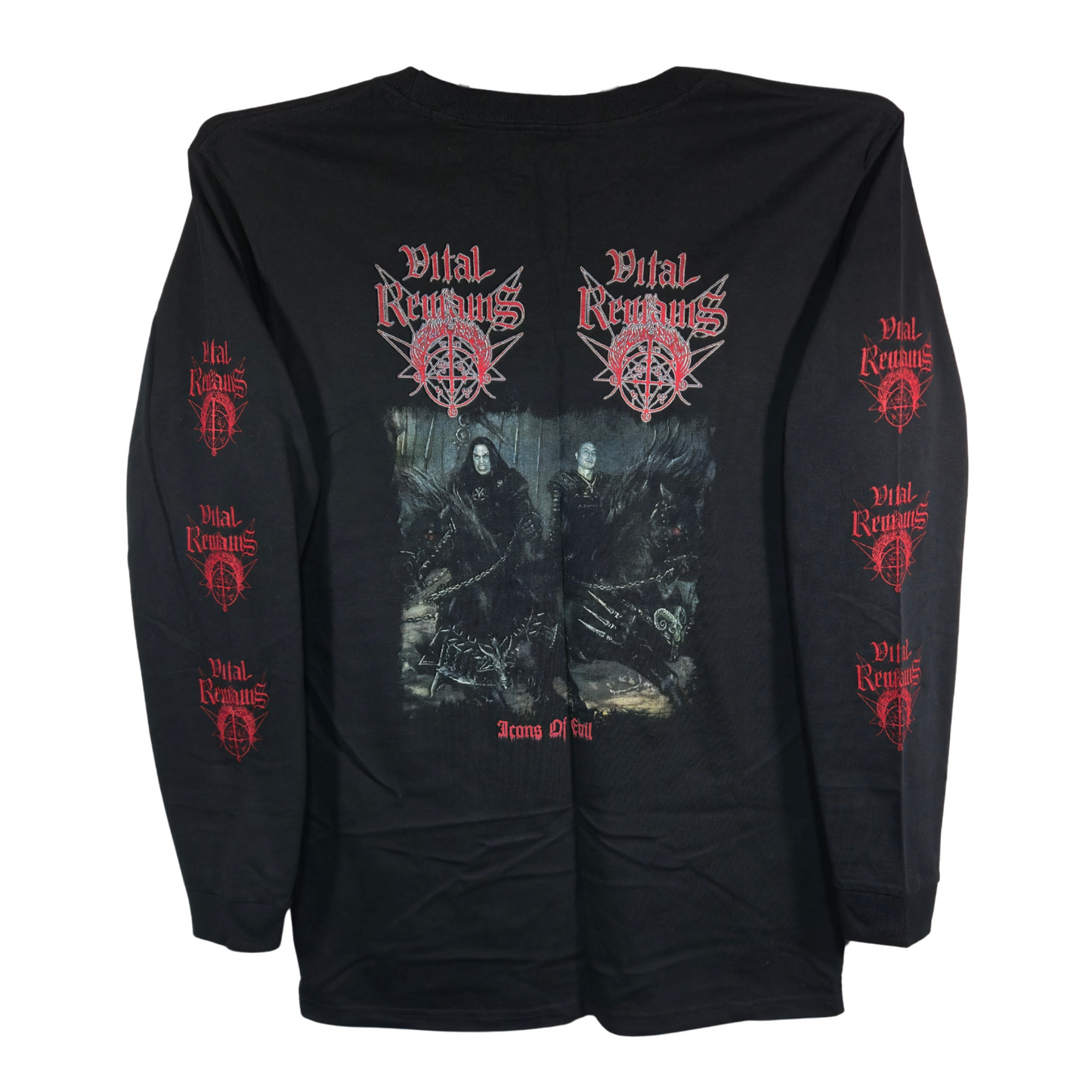 Vital Remains - Icons Of Evil Playera Manga Larga