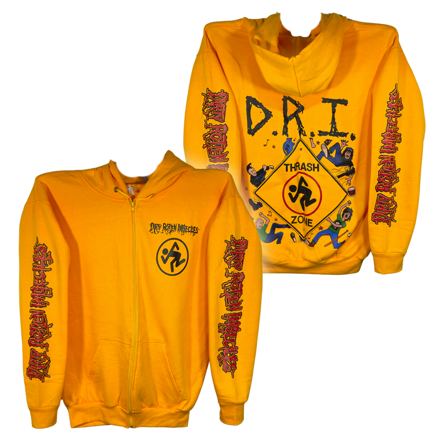 D.R.I. - Thrash Zone Sudadera Cierre
