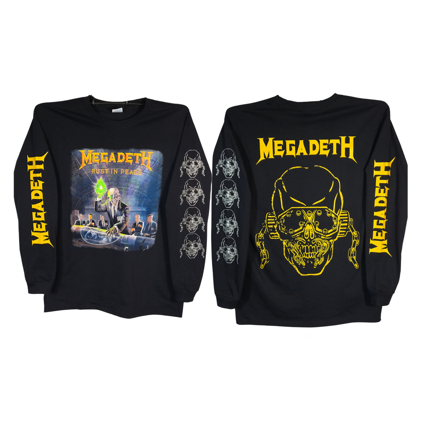 Megadeth - Rust In Peace Playera Manga Larga