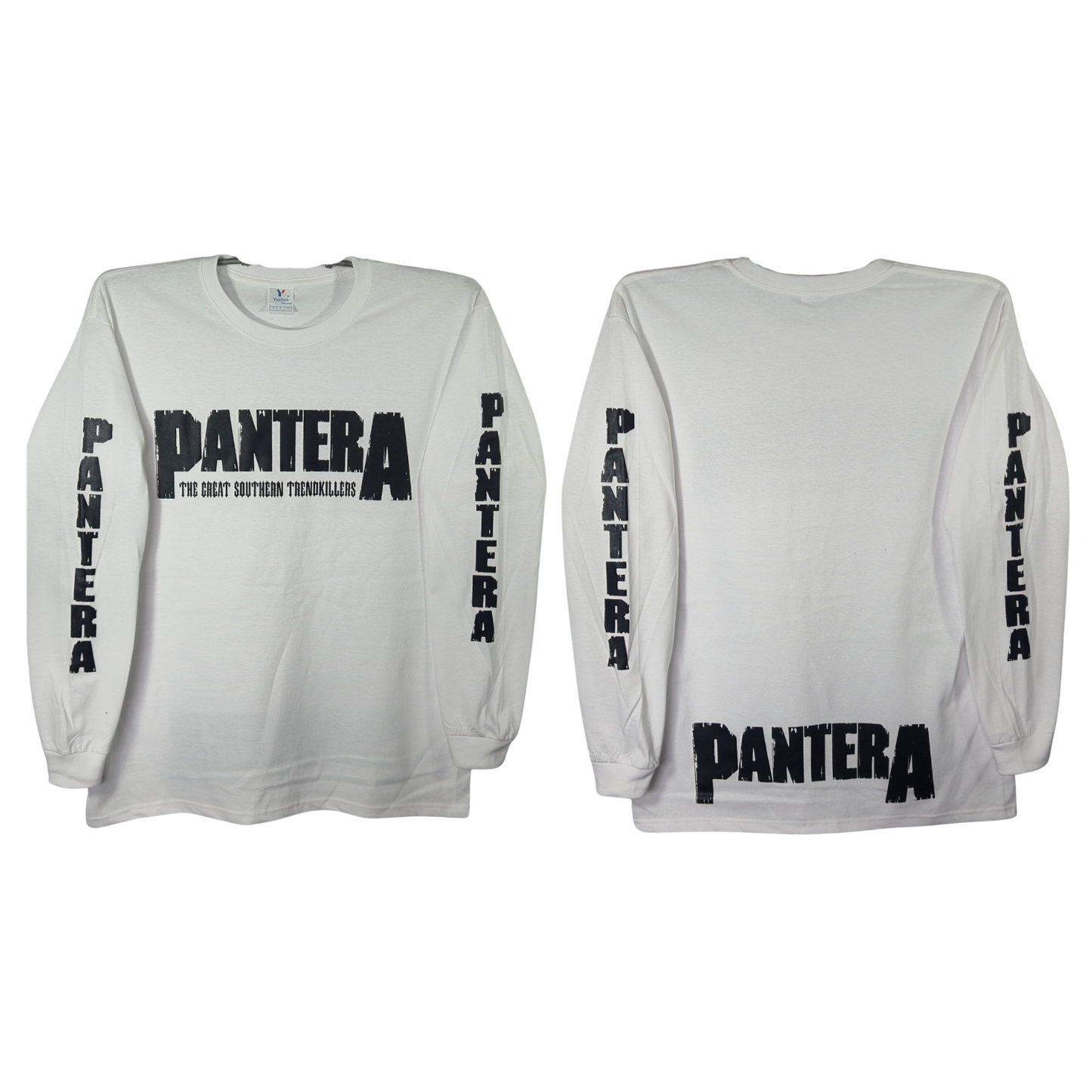 Pantera Playera Manga Larga Blanca