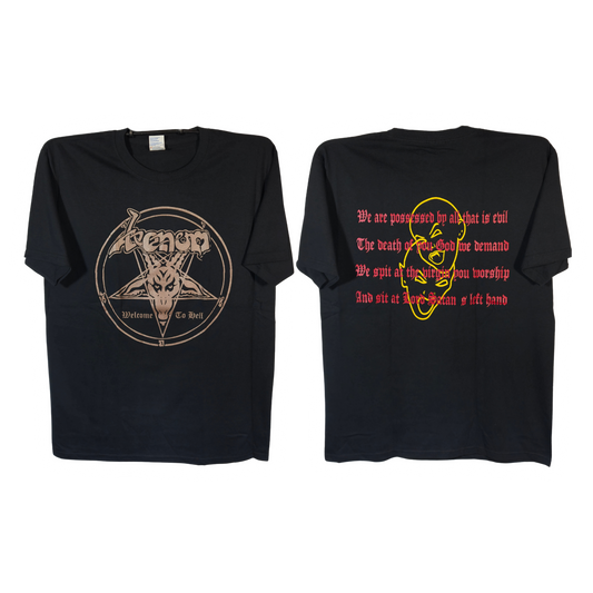 Venom - Welcome To Hell Playera Manga Corta