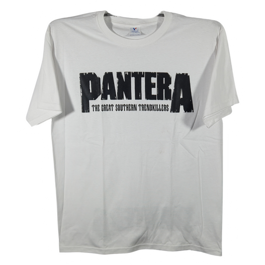 Pantera Playera Manga Corta Blanca