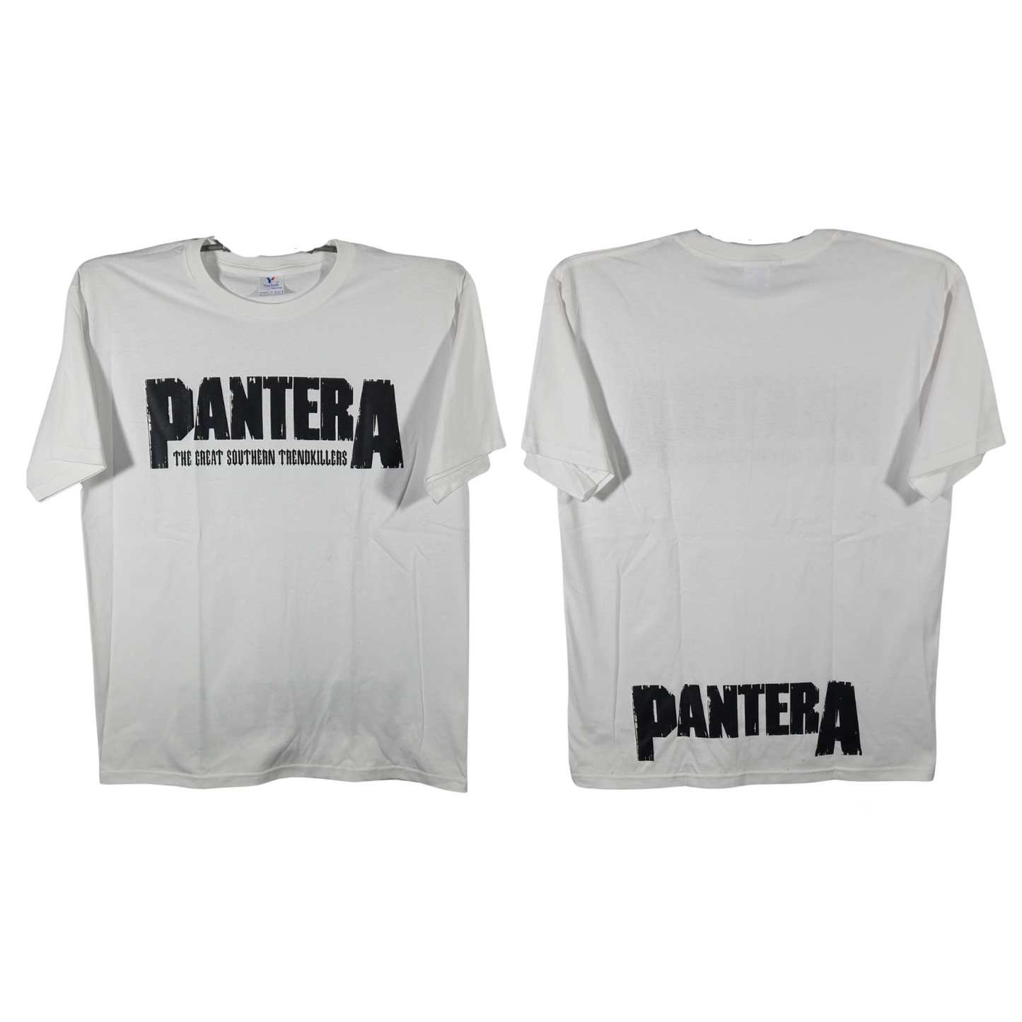 Pantera Playera Manga Corta Blanca