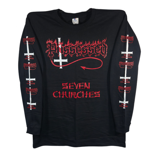 Possessed - Seven Churches Playera Manga Larga
