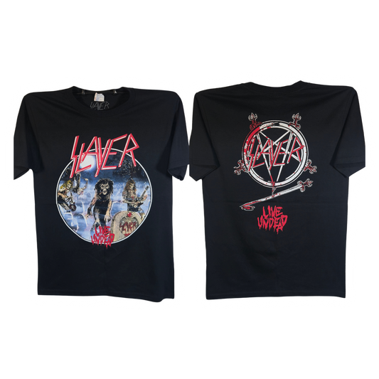 Slayer - Live Undead Playera Manga Corta