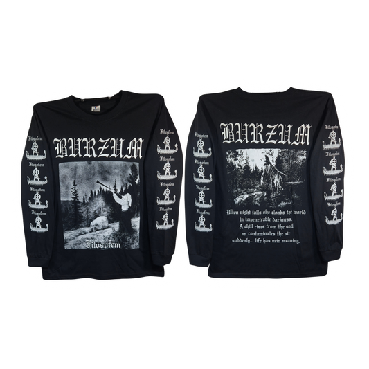 Burzum - Filosofem Playera Manga Larga Negra