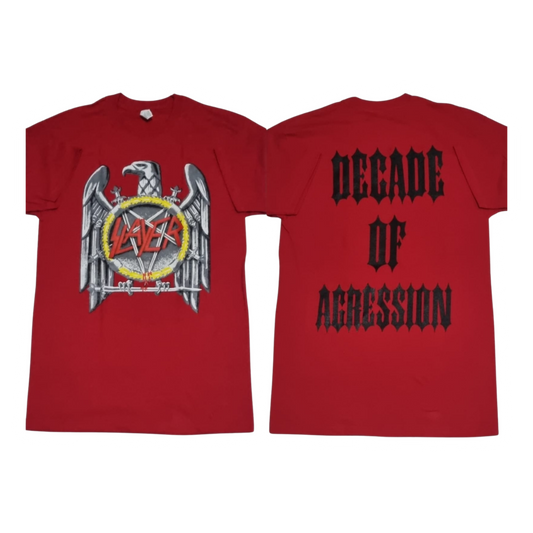Slayer - Eagle Playera Manga Corta Roja