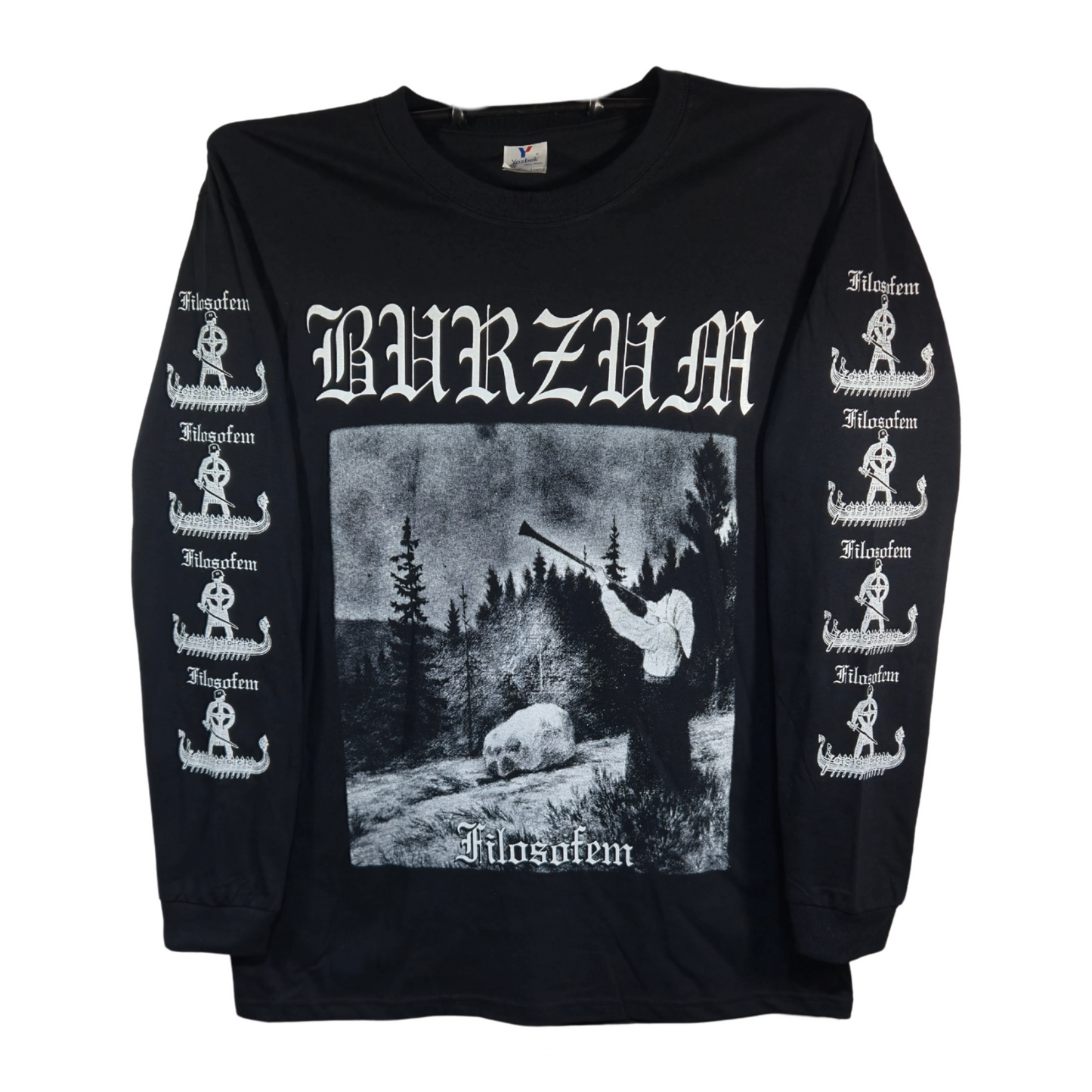 Burzum - Filosofem Playera Manga Larga Negra