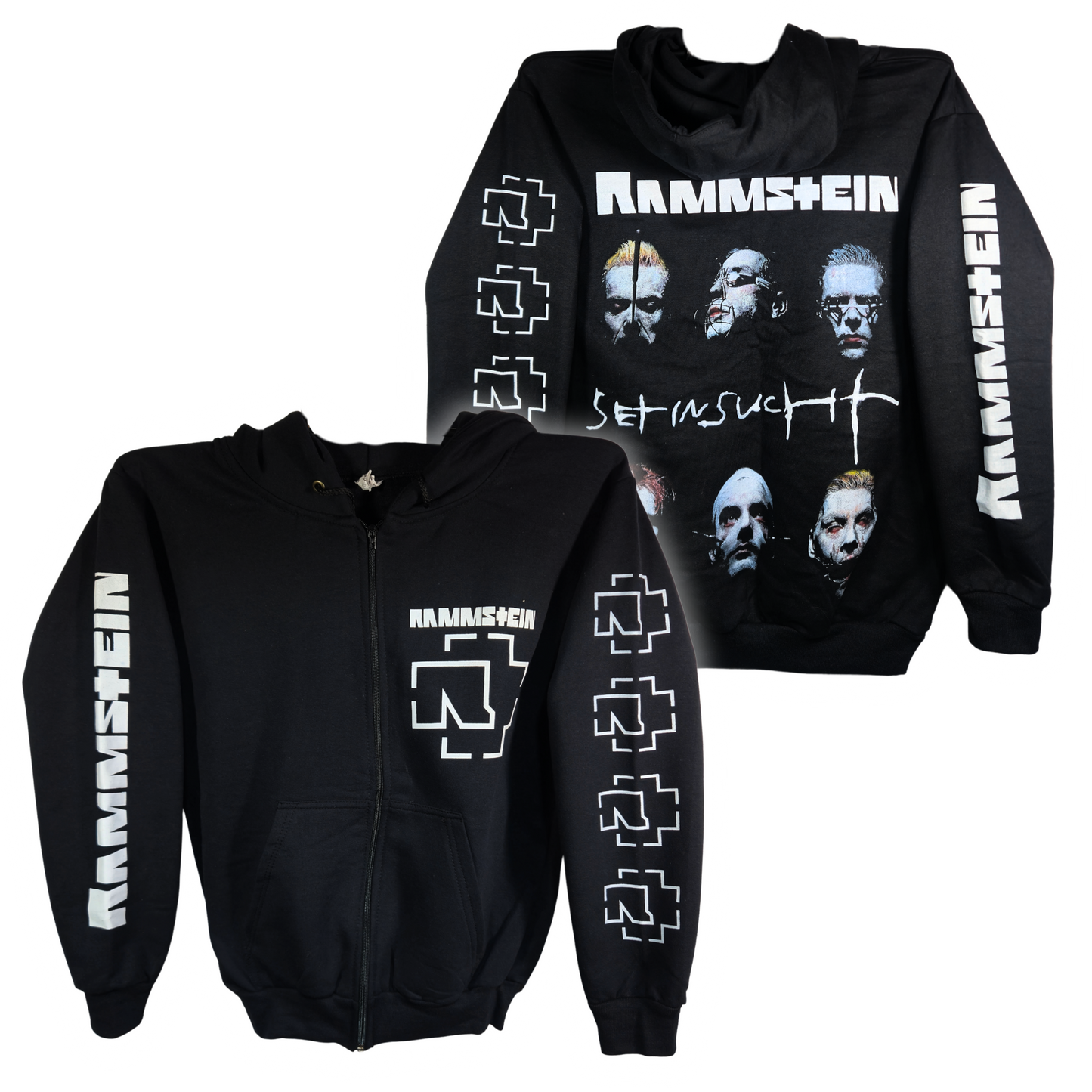Rammstein - Set In Sucht Sudadera Cierre