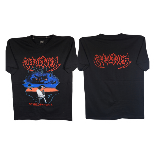 Sepultura - Schizophrenia Playera Manga Corta
