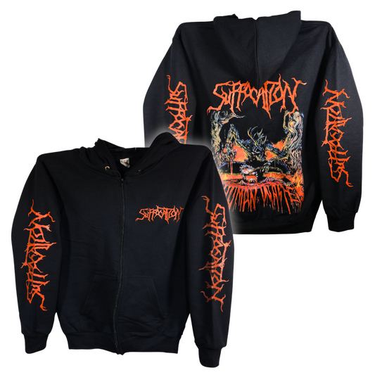 Suffocation - Human Waste Sudadera Cierre