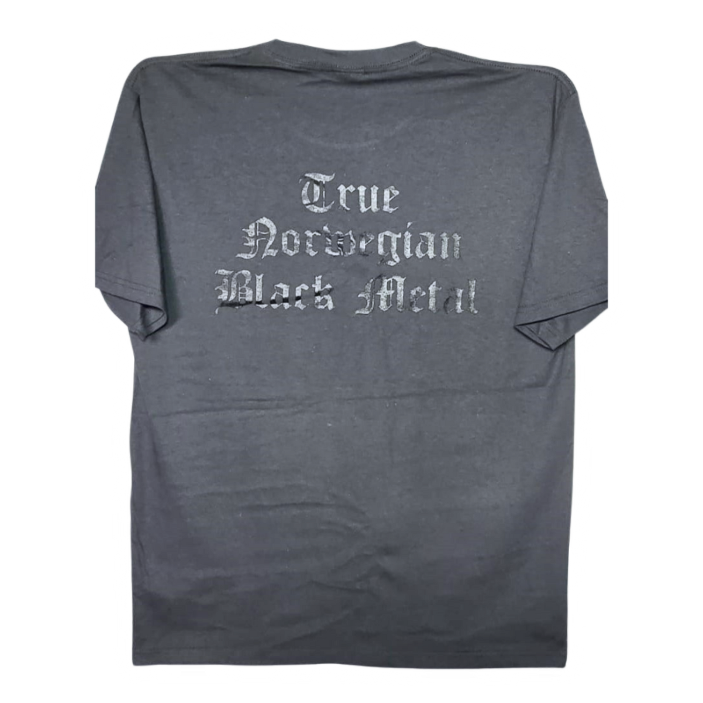 Dark Throne - True Norwegian Black Metal Playera Manga Corta Gris Oscuro