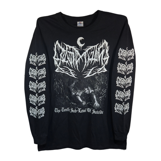 Leviathan - The Thenth Sub Level Of Suicide Playera Manga Larga