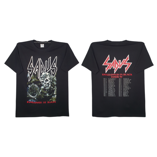 Sadus - Swallowed In Black Playera Manga corta