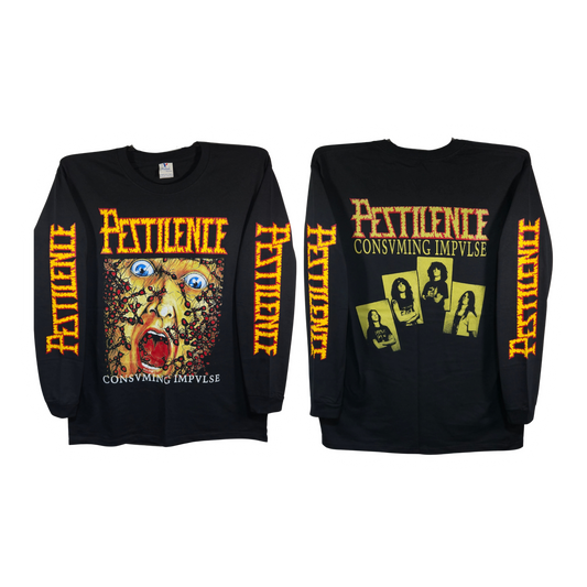 Pestilence - Consvming Impvlse Playera Manga Larga