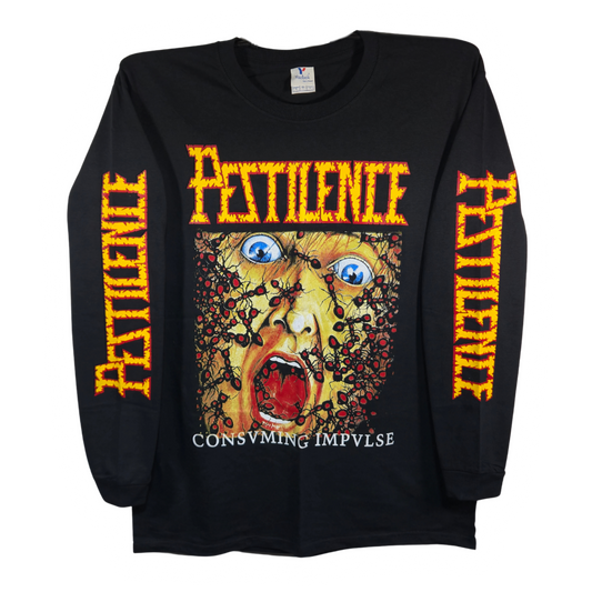 Pestilence - Consvming Impvlse Playera Manga Larga