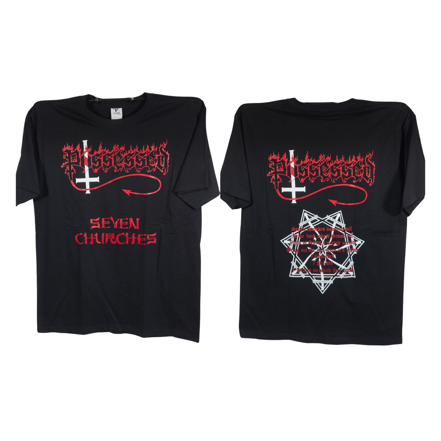Possessed - Seven Churches Playera Manga Corta