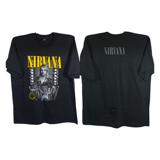 Nirvana - Kurt Cobain Playera Manga Corta