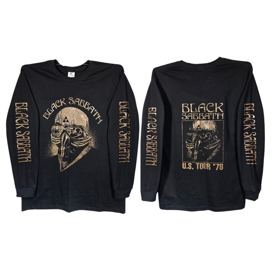 Black Sabbath - U.S. TOUR 78 Playera Manga Larga