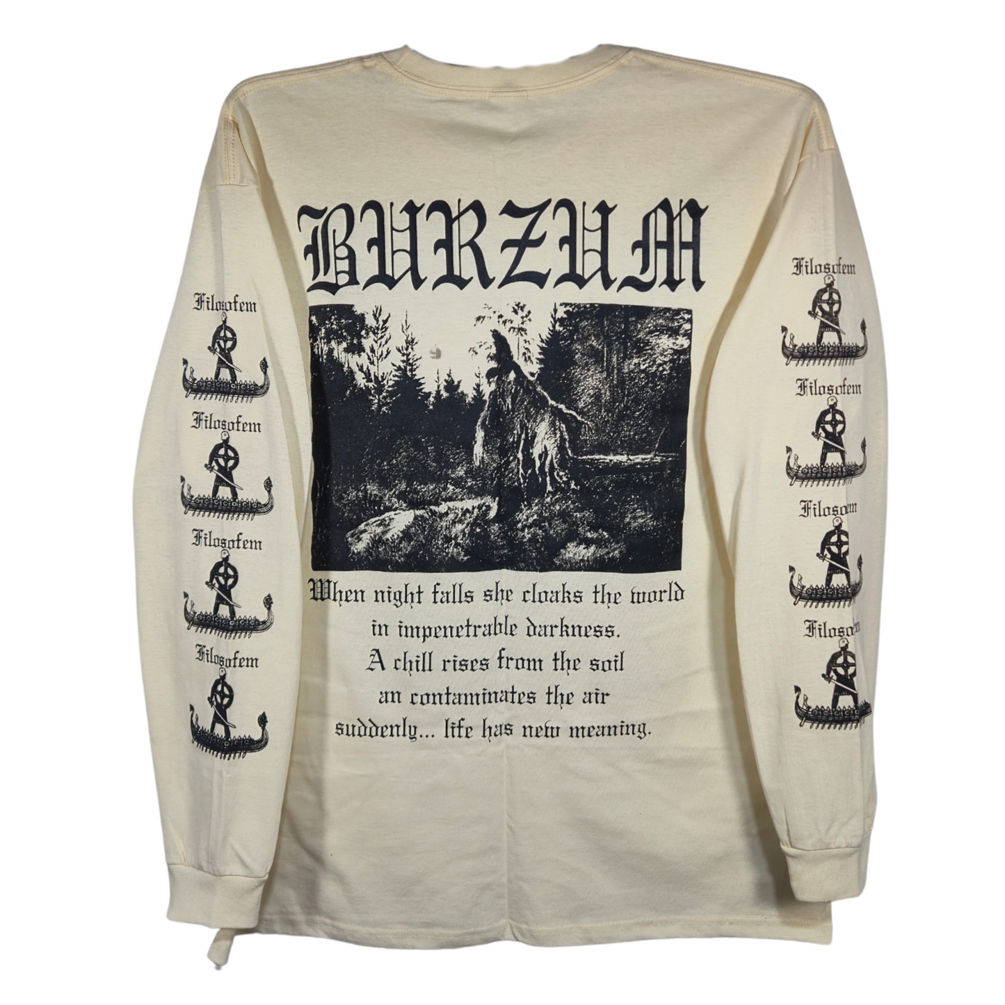 Burzum - Filosofem Playera Manga Larga Arena