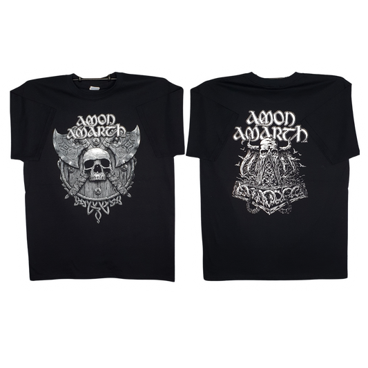 Amon Amarth - Viking Shield Playera Manga Corta