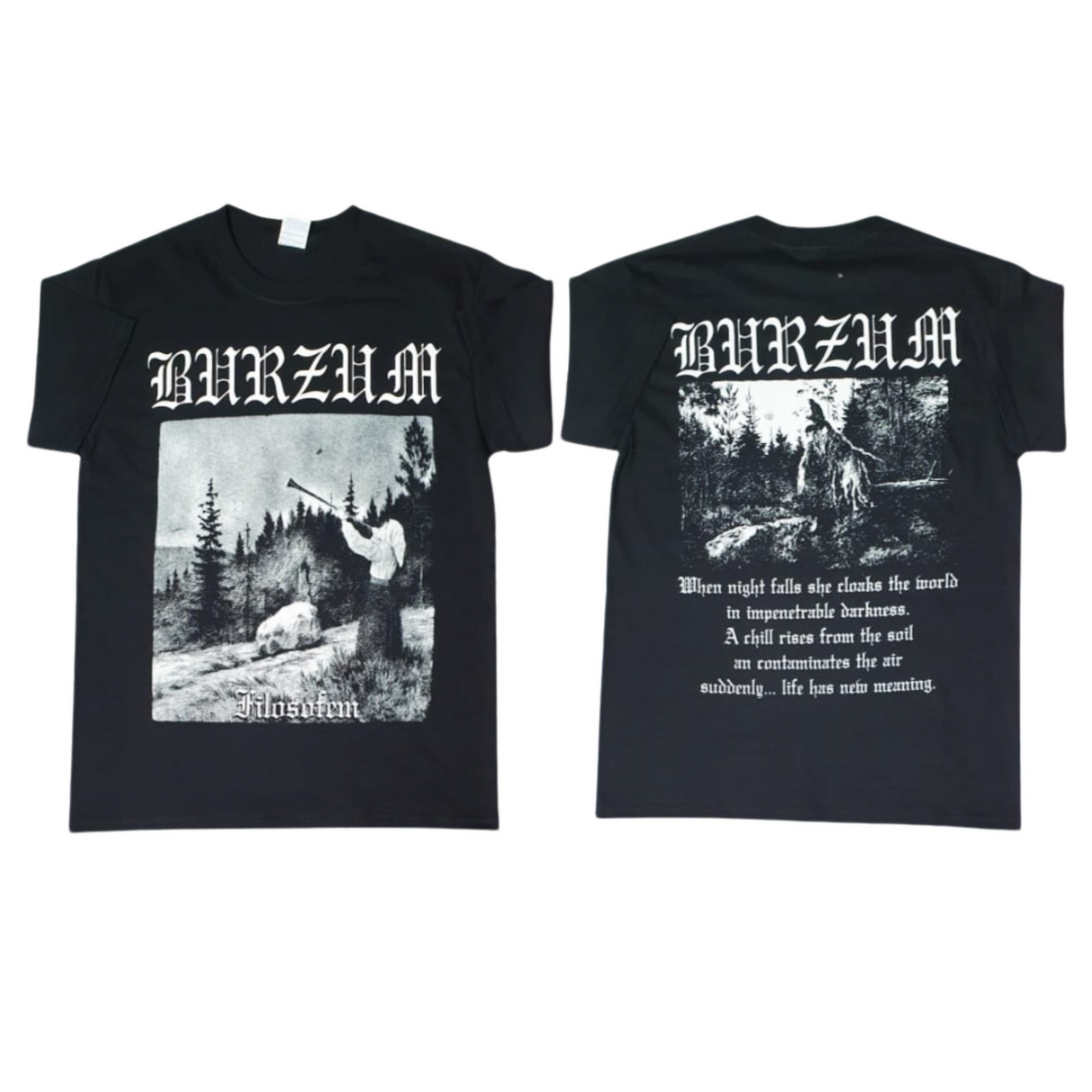 Burzum - Filosofem Playera Manga Corta Negra