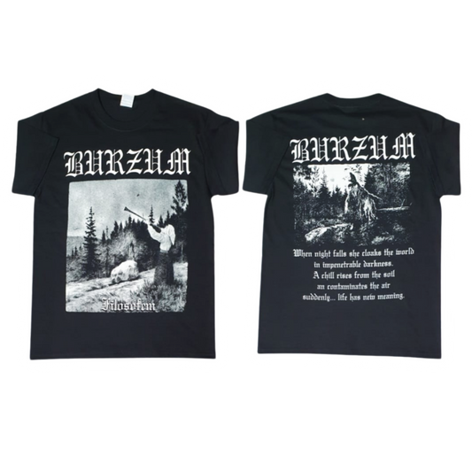 Burzum - Filosofem Playera Manga Corta Negra