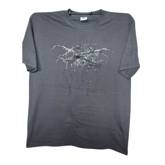 Dark Throne - True Norwegian Black Metal Playera Manga Corta Gris Oscuro