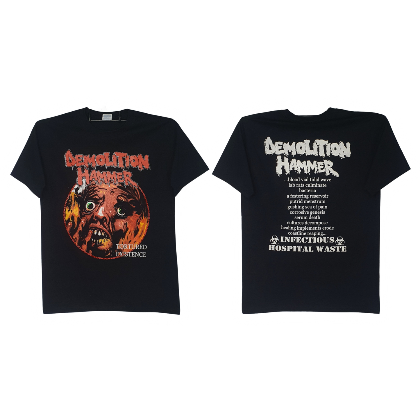 Demolition Hammer- Tortured Existence Playera Manga Corta
