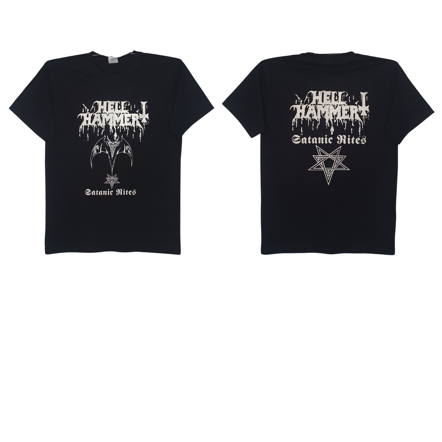 Hell Hammer - Satanic Rites Playera Manga Corta