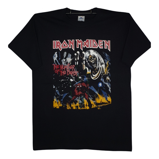 Iron Maiden - The Number Of The Beast Playera Manga Corta