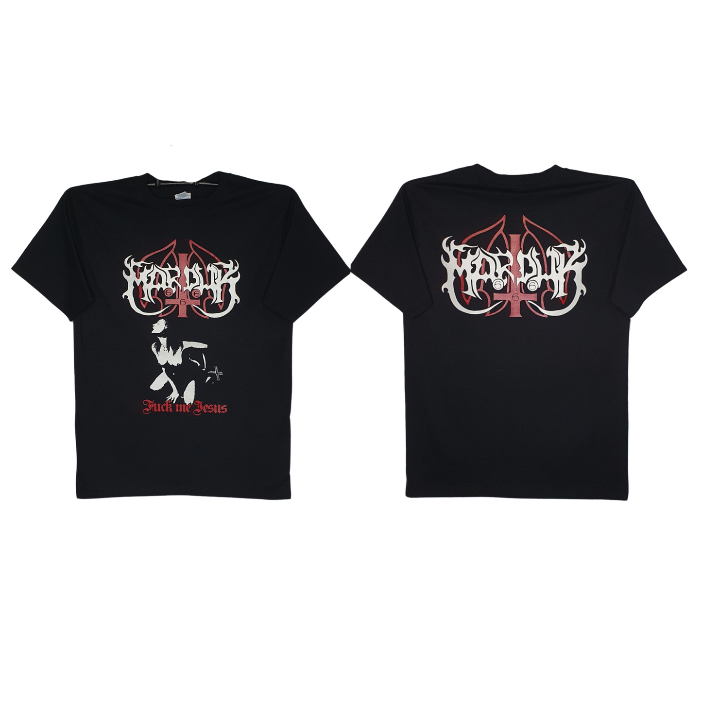 Marduk - Fuck Me Jesus  Playera Manga Corta