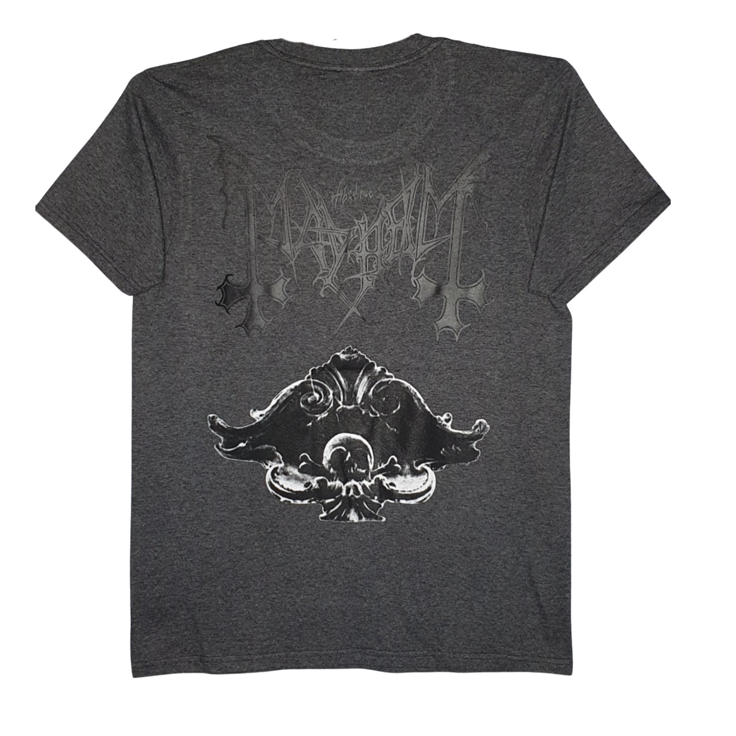 Mayhem - Wolf's Liar Abyss Playera Manga Corta Gris Oxford