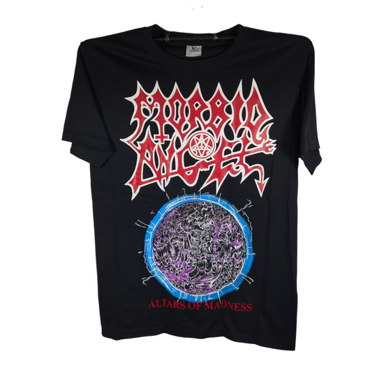 Morbid Angel- Altars Of Madness Playera Manga Corta Negra
