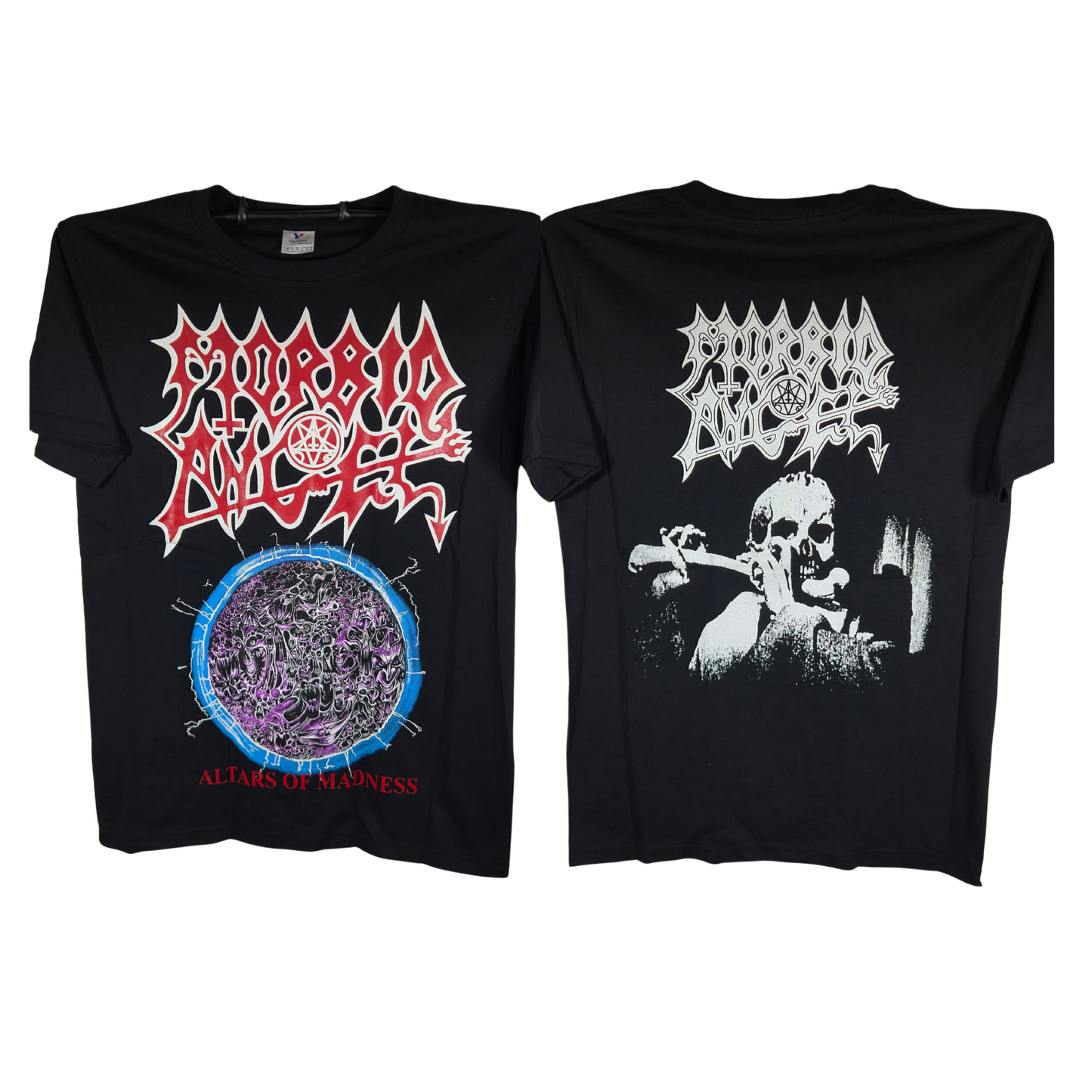 Morbid Angel- Altars Of Madness Playera Manga Corta Negra