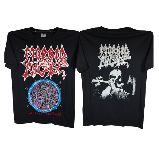 Morbid Angel- Altars Of Madness Playera Manga Corta Negra