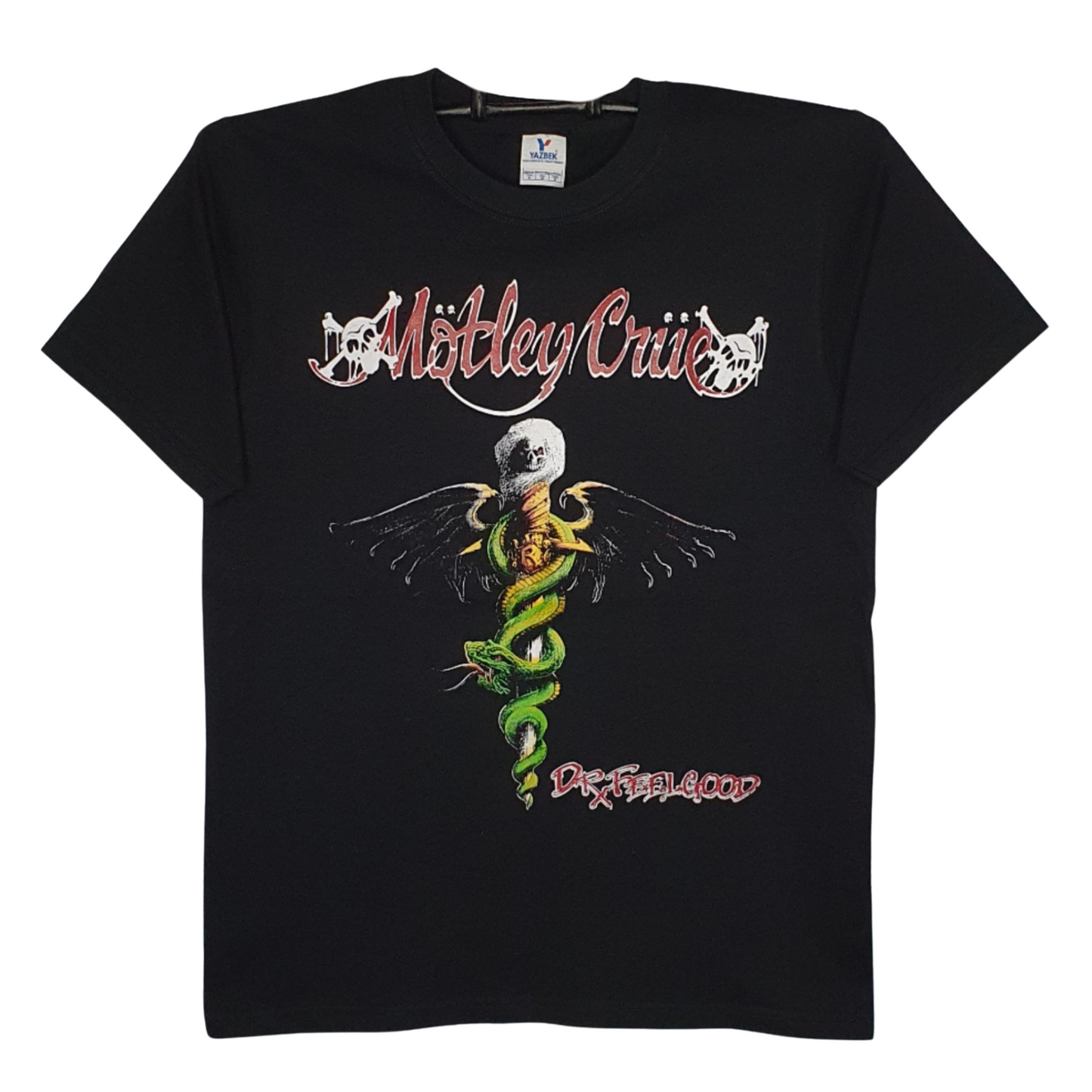 Motley Crue - Dr. Feelgood Playera Manga Corta Negra