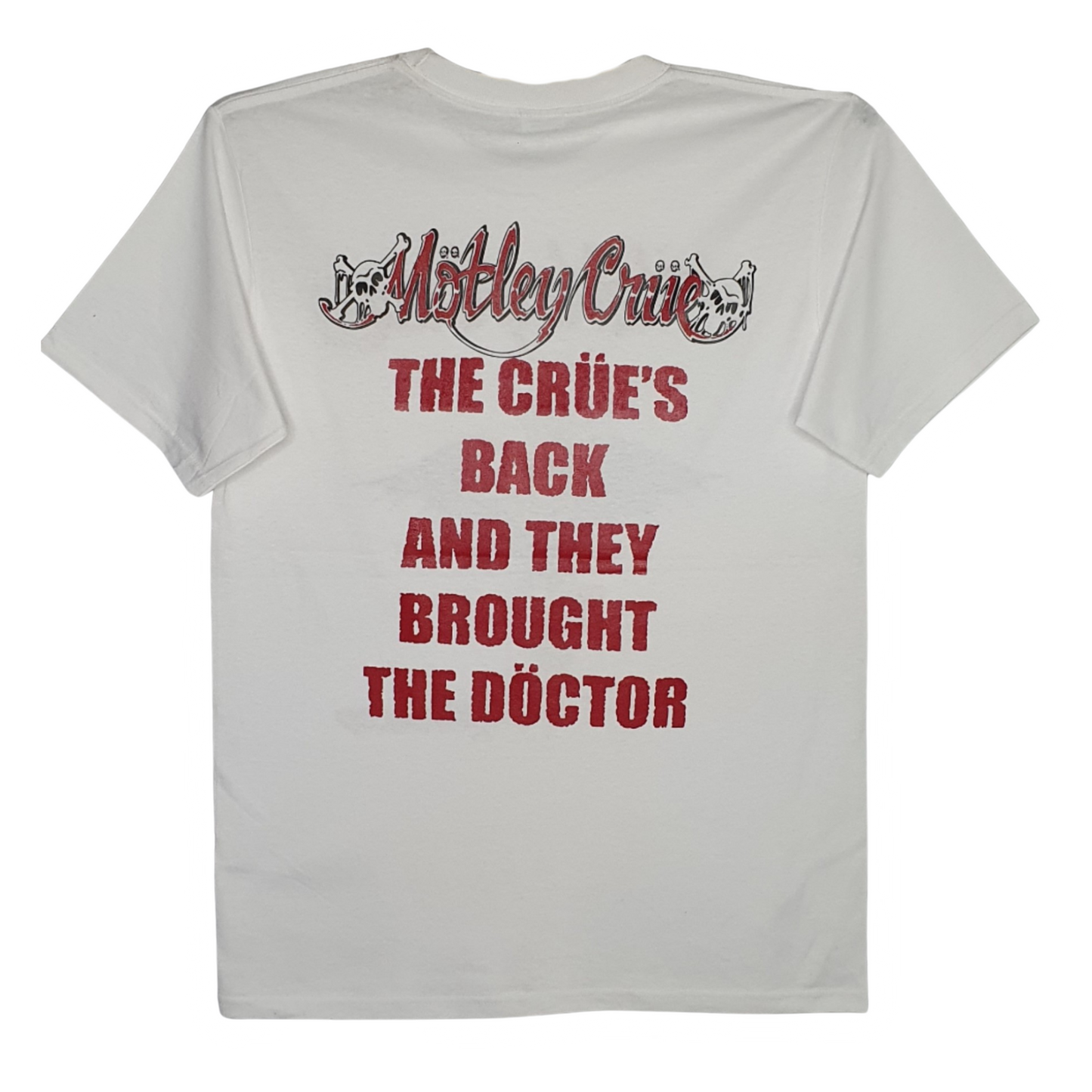 Motley Crue - Dr. Feelgood Blanca Playera Manga Corta Blanca