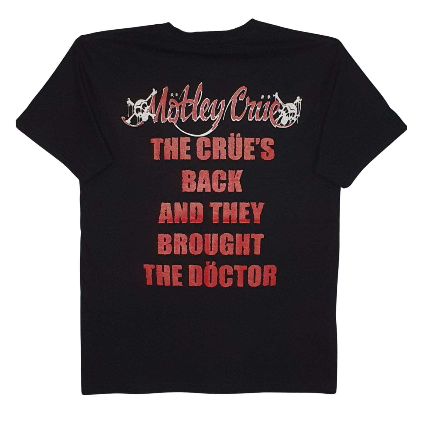 Motley Crue - Dr. Feelgood Playera Manga Corta Negra