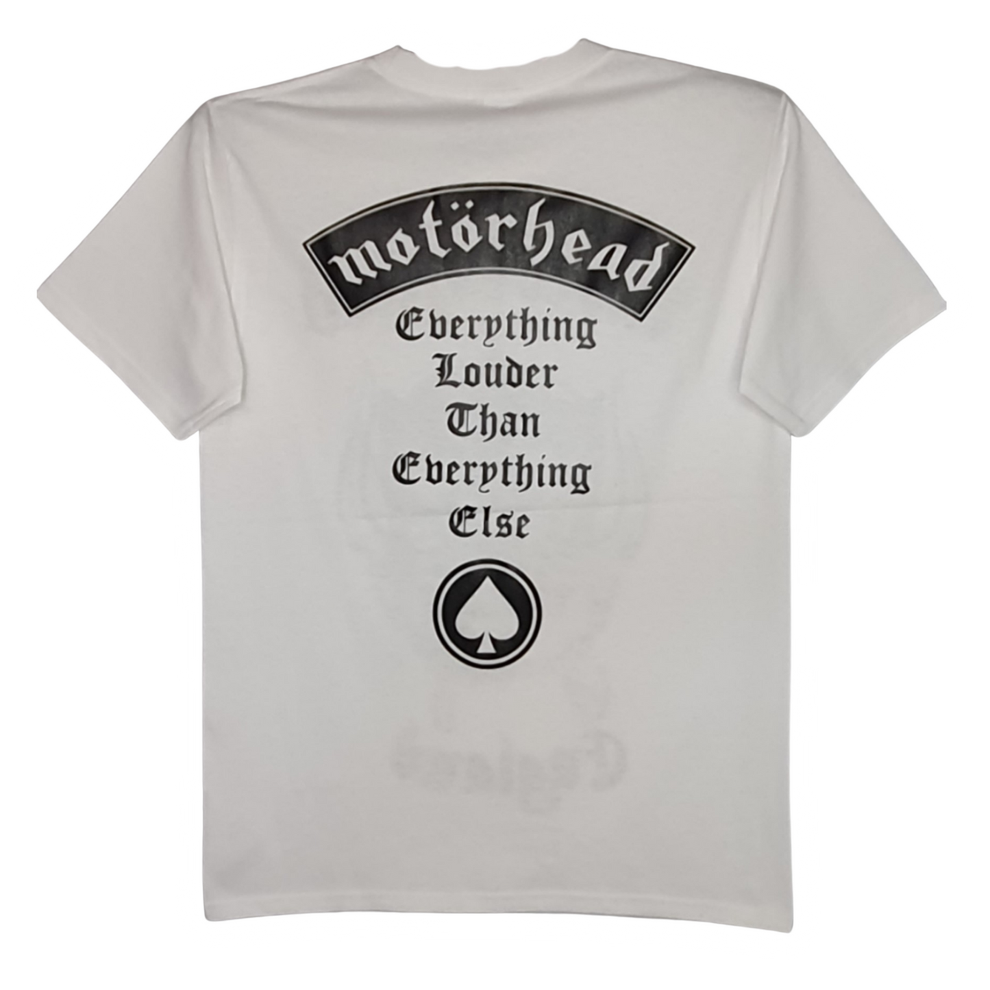 Motorhead - England Playera Manga Corta Blanca
